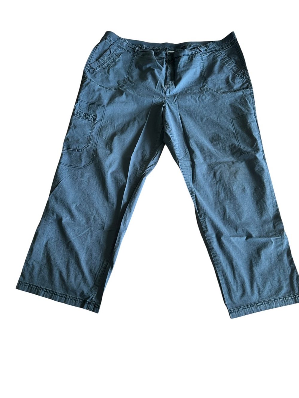 Indigo Women's Slate Blue Elastic Waist Pants